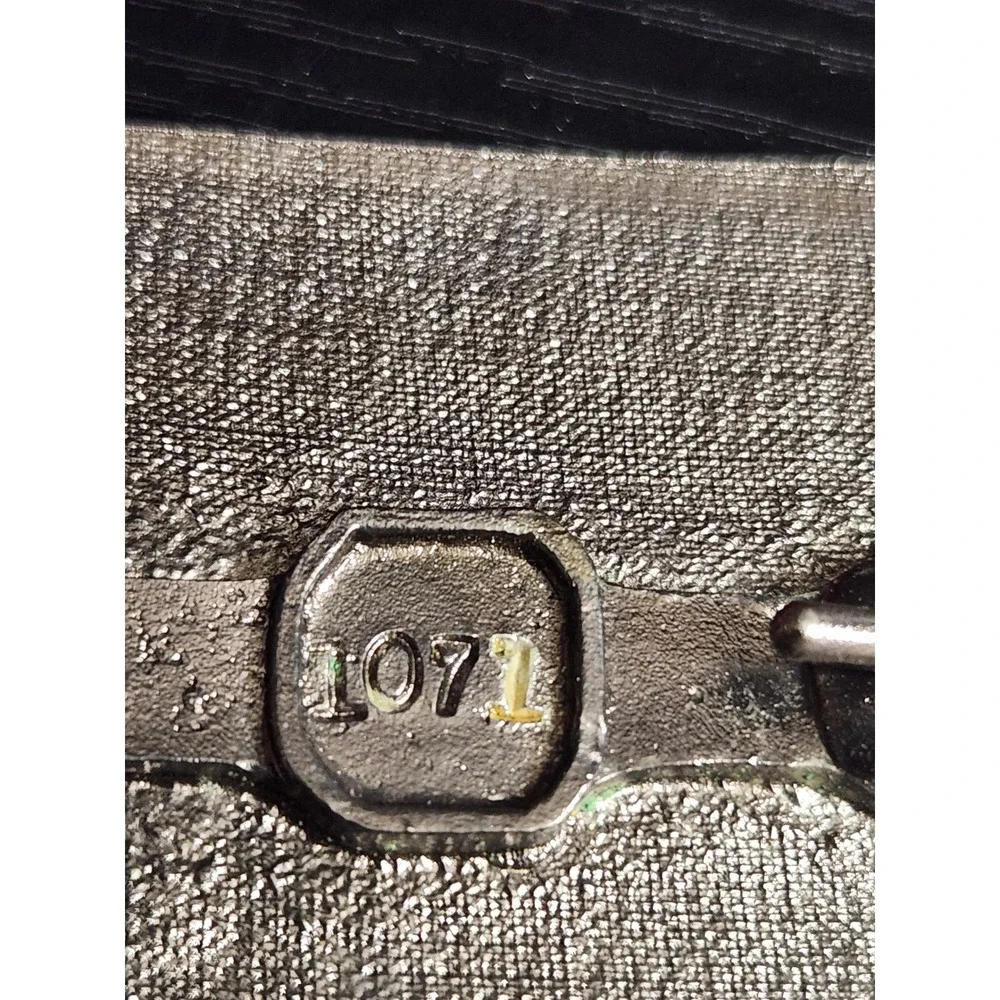 Vintage I D Rather Be Fishing Belt Buckle 1971‎ Pewter Tone